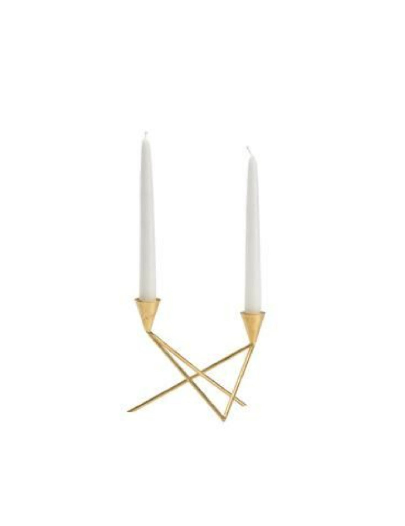 DOUBLE GOLD CANDLESTICK