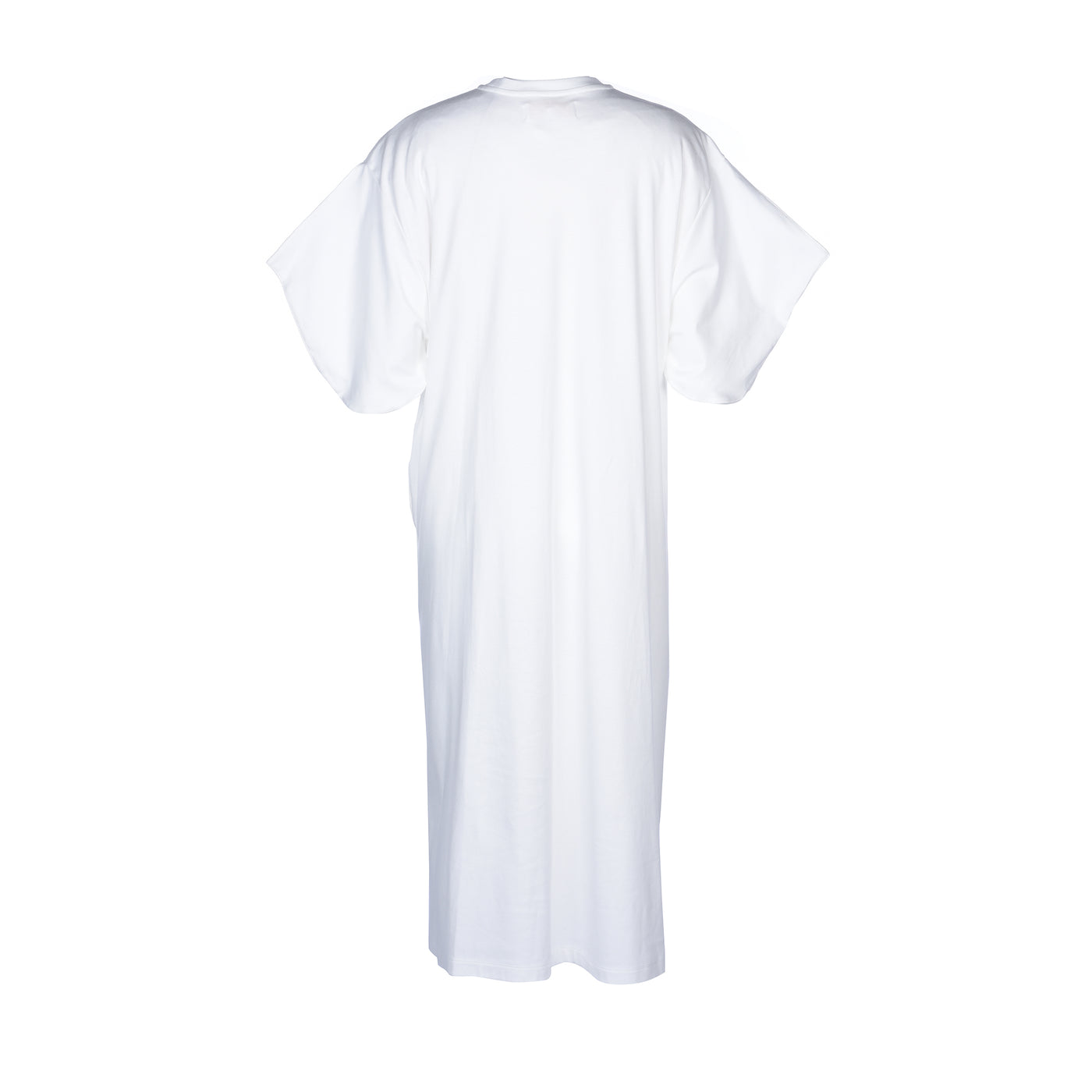 SLIT DRESS T DRESS WHITE