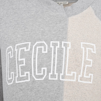 Cecile Varsity Deconstructed Sweatshirt