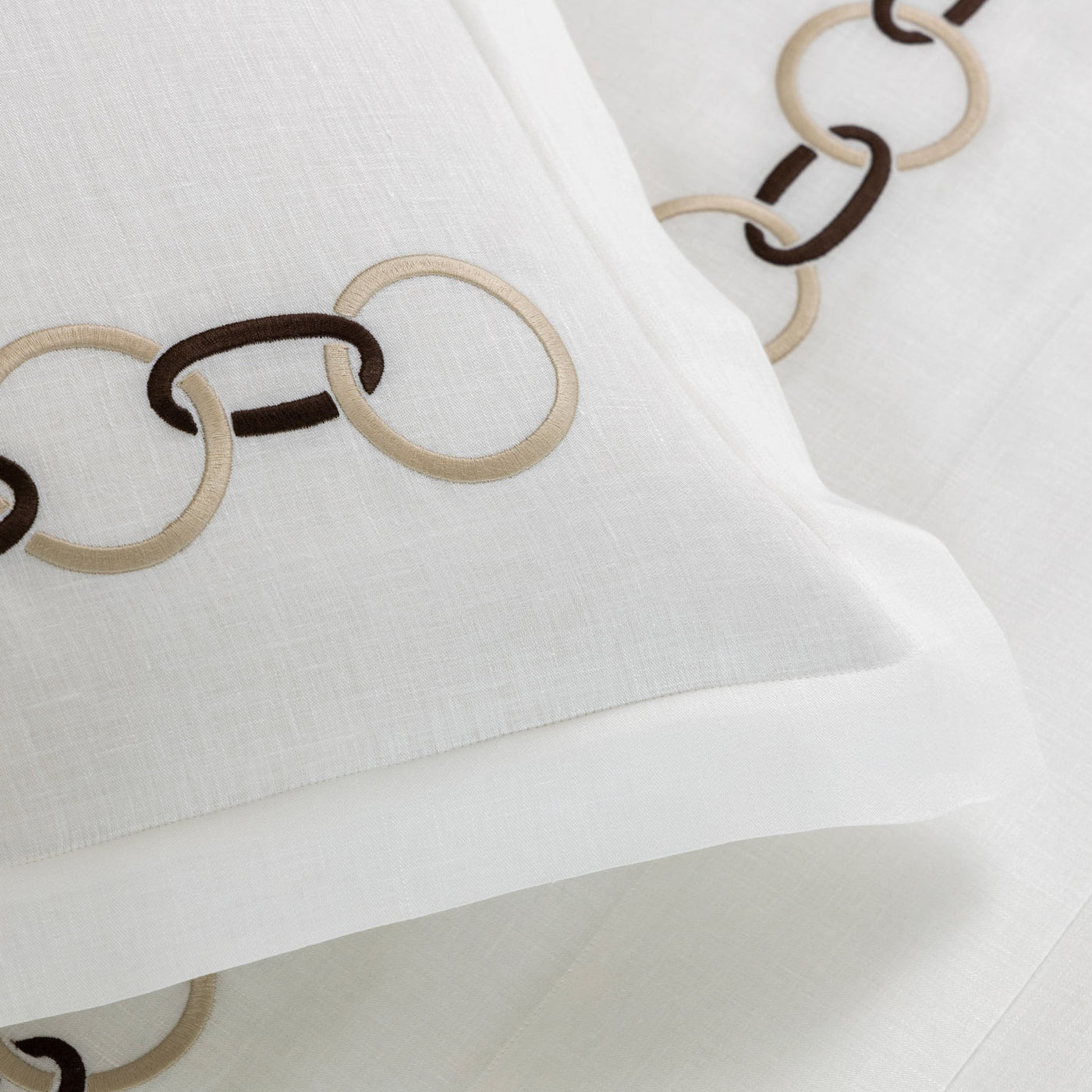 LINKS EMBROIDERY PURE LINENS - BEDSET