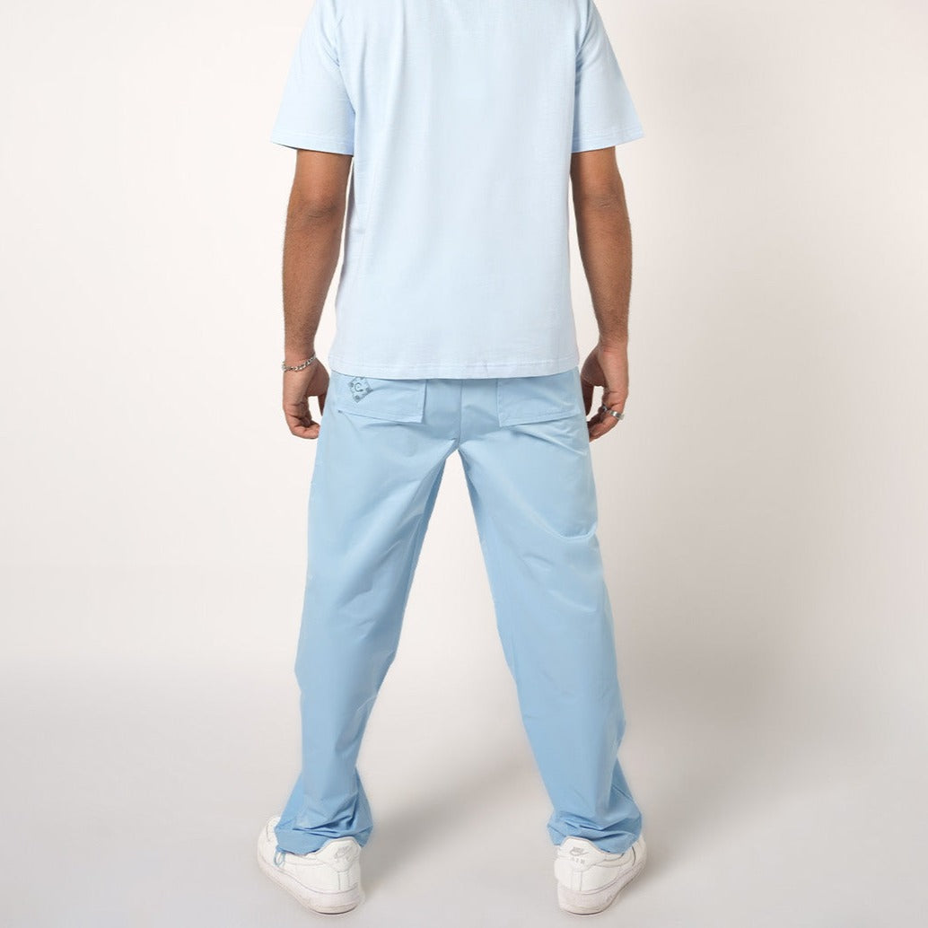 BABY BLUE PANTS WITH POCKETS