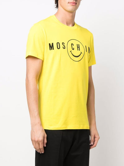 Moschino smiley-logo print T-shirt
