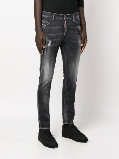 Dsquared2 faded skinny-fit jeans