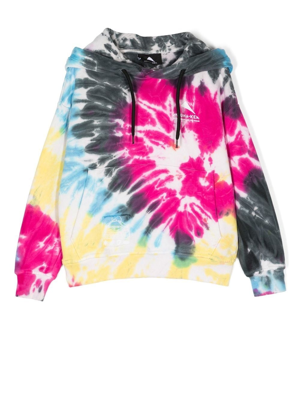 Mauna Kea tie-dye cotton hoodie