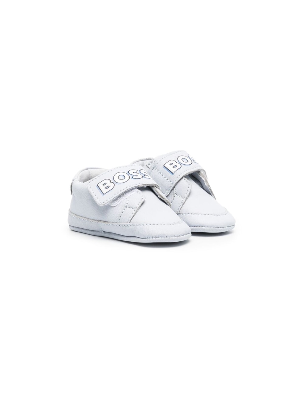 BOSS Kidswear logo-patch touch-strap sneakers