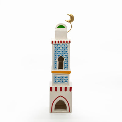 Ceramic Minaret Masarrah Coloured Large