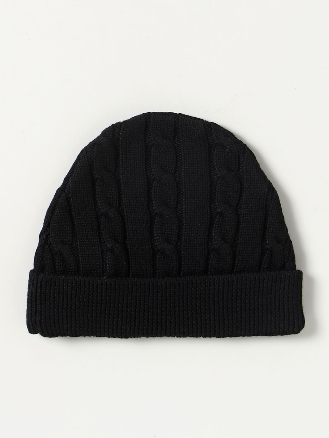 OFF CABLE BEANIE  BLACK PINK