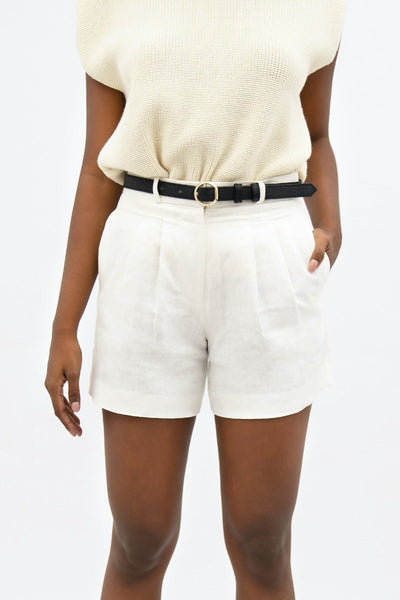 French Riviera NCE - Mom Shorts -  Porcelain